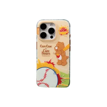 CARECASE TPU Material Care Bears Collaboration Tennis Bear Baseball Bear Huawei Phone Case Compatibility Mate60/Pura70
