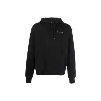 Jacquemus Le Sweatshirt Brode Embroidered Logo Hoodie