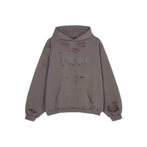 Balenciaga Caps Destroyed Oversize Fit Hoodie