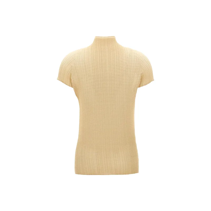 ISSEY MIYAKE T Shirt Women's Beige-1