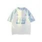 White & Sky Blue Sleeves