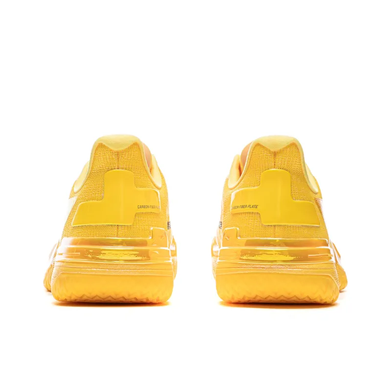 LiNing Gamma Cushioning Anti Slip And Wear Resistant Support Low Top Basketball Shoes Men's Neon Mango Yellow-5