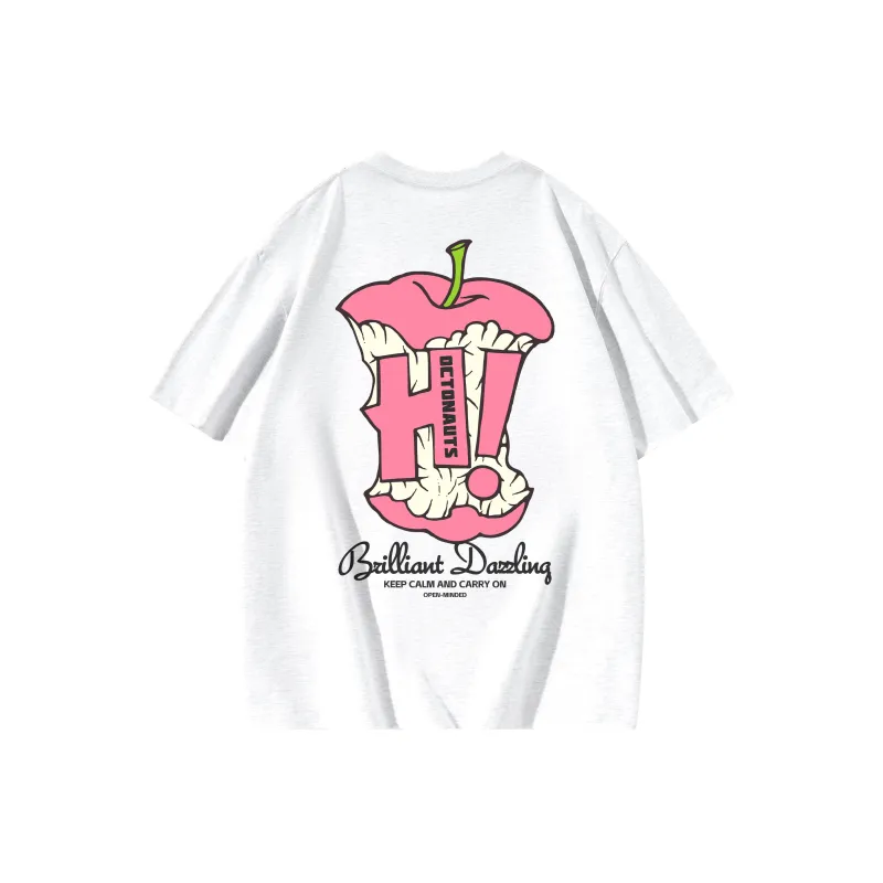 Small Columns Under The Sea T Shirt Unisex White-10