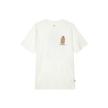 New Balance Barrel Runner T Shirt Men's White