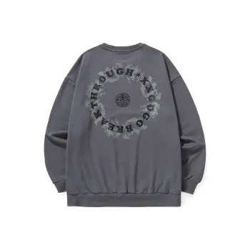 XXGOGO Sweatshirts Unisex Dark Gray Blue