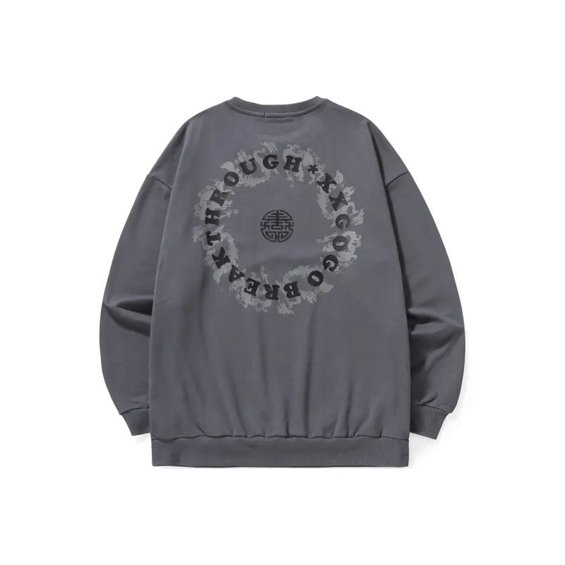 XXGOGO Sweatshirts Unisex Dark Gray Blue-0