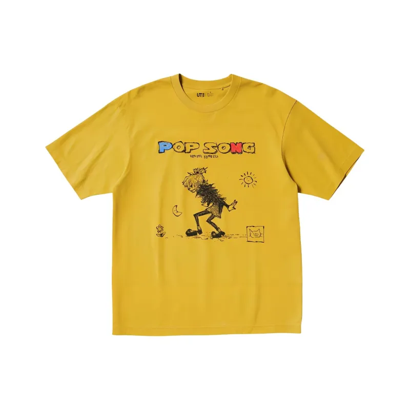 UNIQLO Mijin Genjin Collaboration T Shirts Unisex Yellow-0