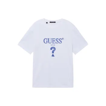 GUESS T Shirts Men White