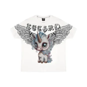 TCH T Shirt Unisex White With Silver Logo