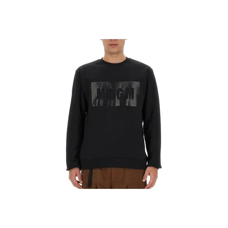 MSGM Sweatshirts Men Black-0