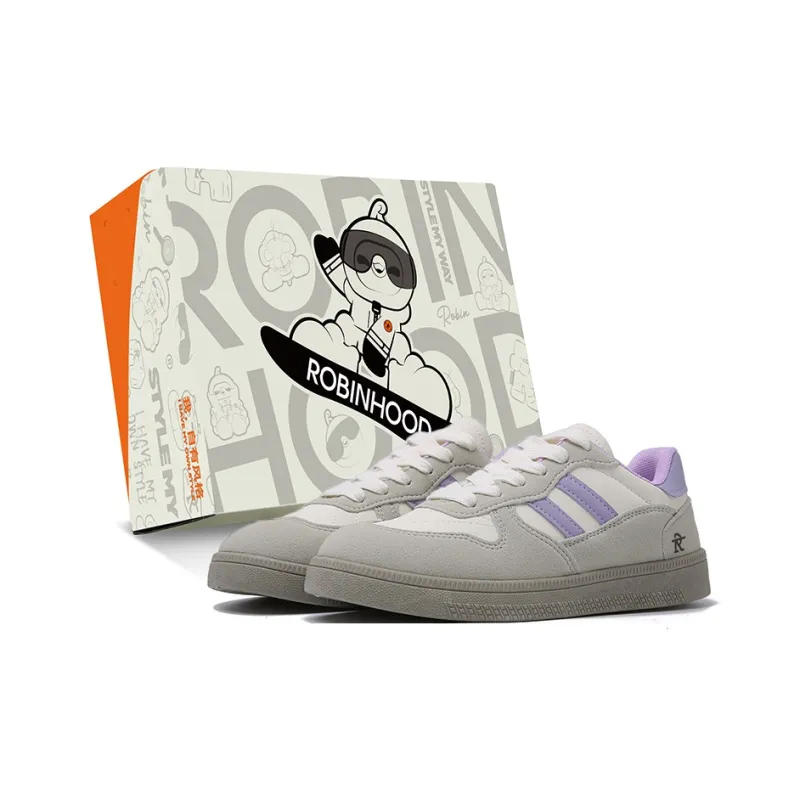 ROBINHOOD Coverage Slip Resistant Cushioning Abrasion Resistant Low Top Skateboard Shoes Women's-10