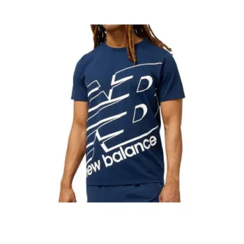 New Balance T-Shirts Men Blue