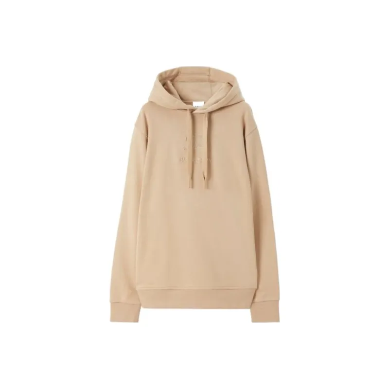 Burberry Embroidered Ekd Cotton Hoodie-0
