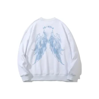 SANSYAS Crew Neck Pullover Sweatshirt Unisex