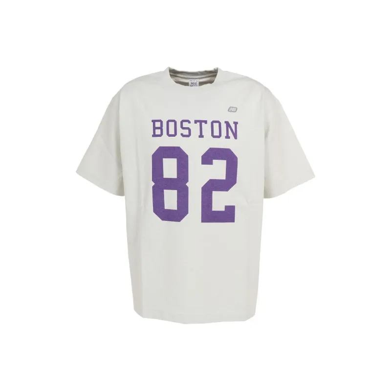 New Balance T Shirts Men Gray-0