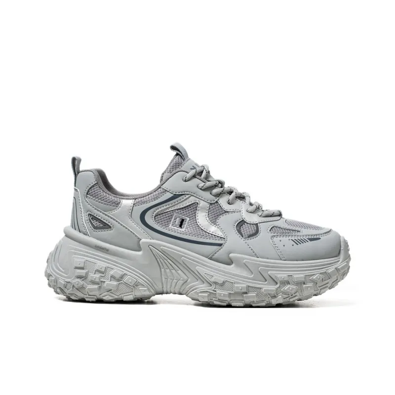 Hong Kong Meng Slip Resistant Breathable Height Increasing Low Top Chunky Sneakers Men's-11