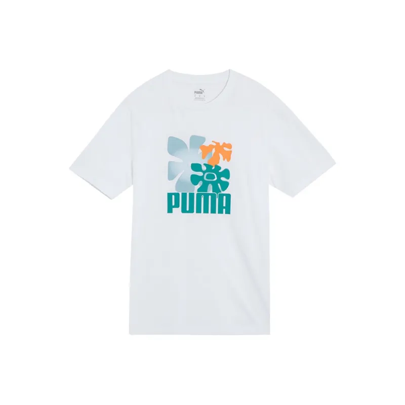 PUMA T Shirts Men White-0
