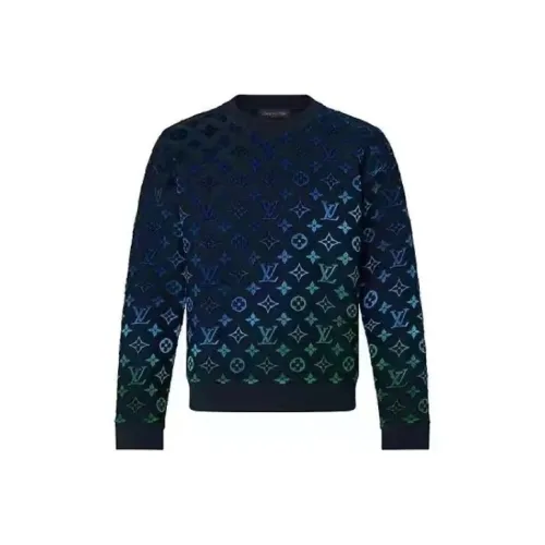 LOUIS VUITTON Gradient Monogram Fil Coup Sweatshirt