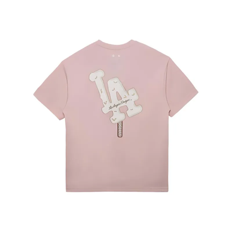 New Era X MLB SS24 NY LA Men's Short-Sleeve T-Shirt Pink-0