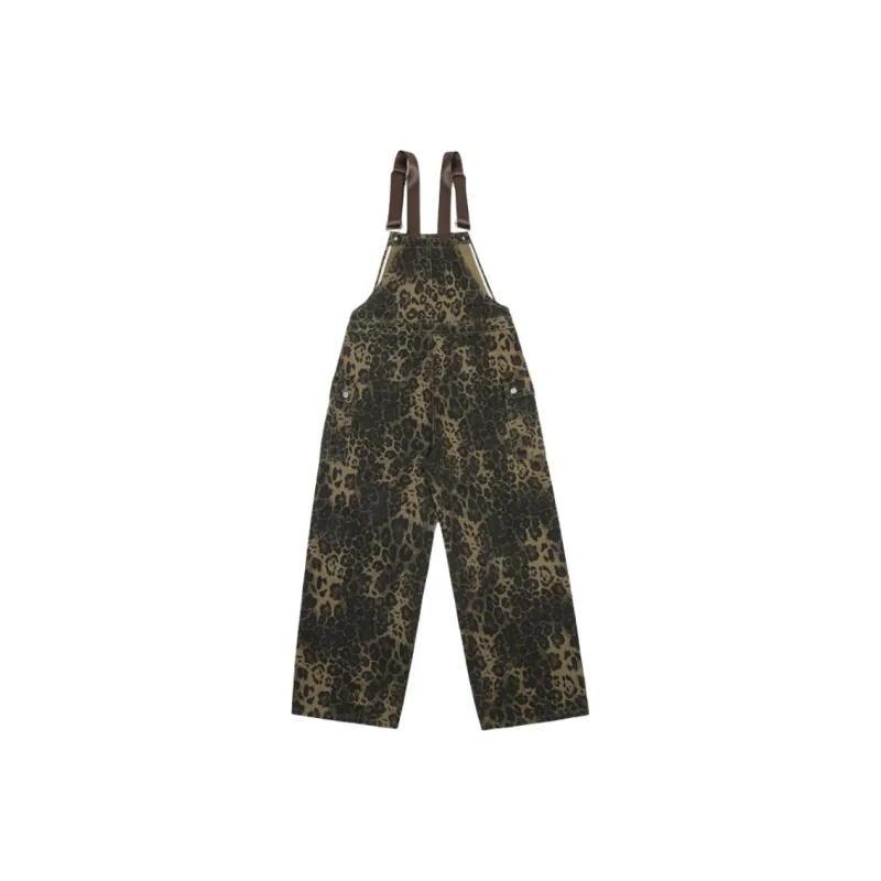 WELTER EXPERIMENT Overalls Unisex Brown-1