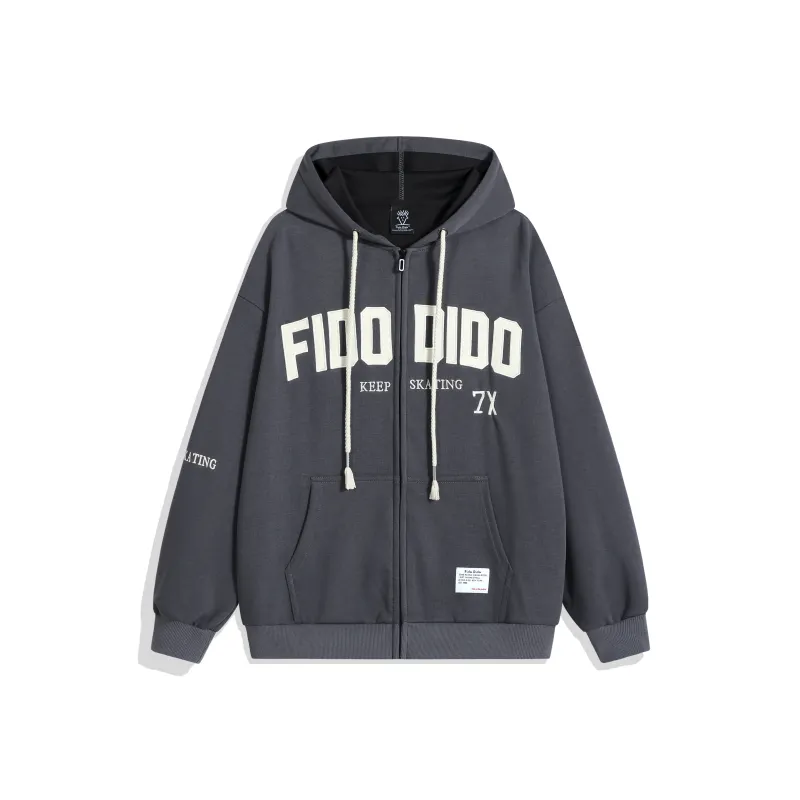 FIDO DIDO Sweatshirt Jacket Unisex-13