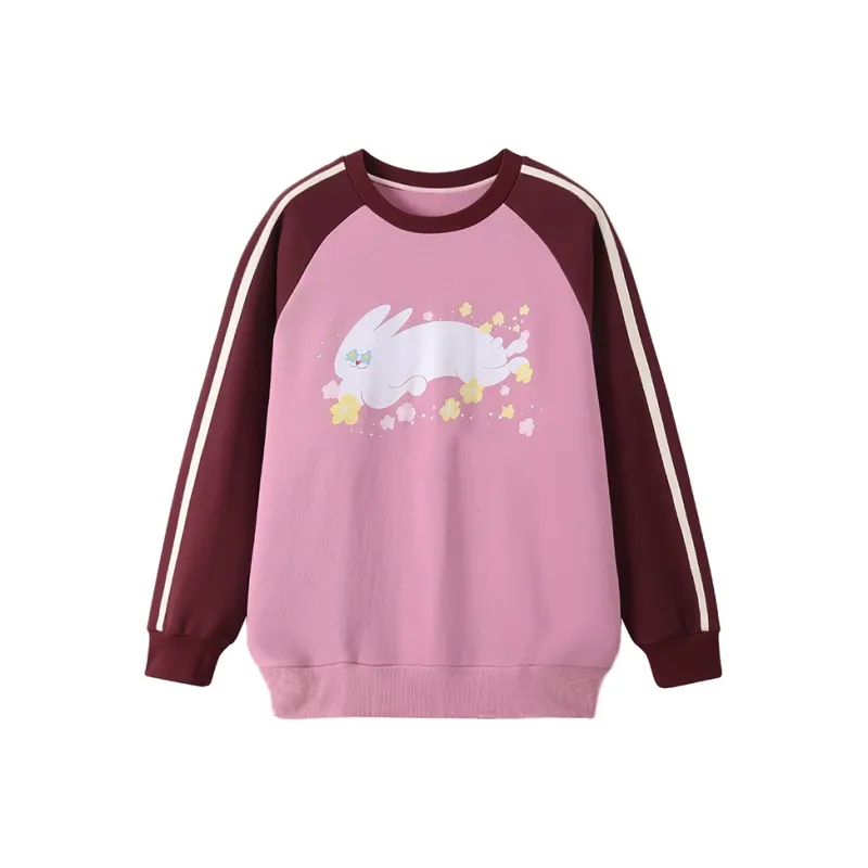 Thrillscrew Sweatshirts Unisex Pink-0