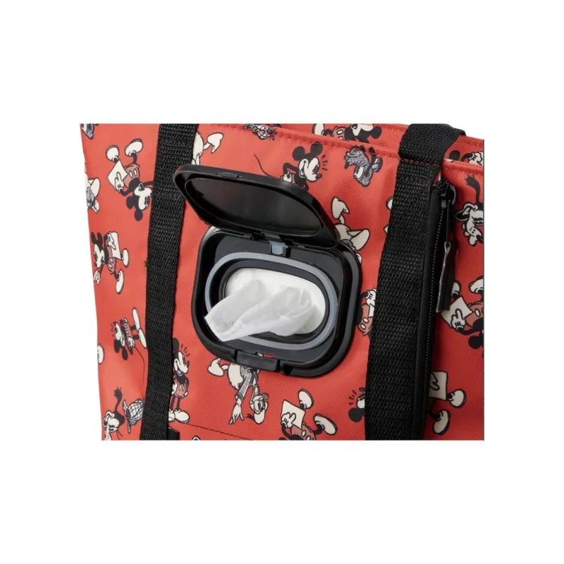 Disney Polyester Tote Bag Shopping Bag Handbag Unisex Red-3