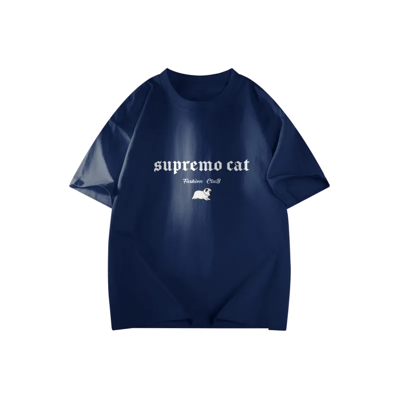 Supremo Cat T Shirts Unisex-6