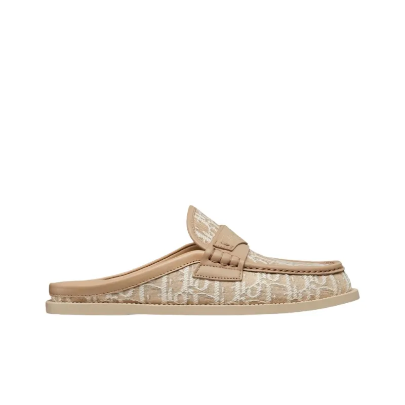 DIOR Boy Wrap toe Slippers Women's Brown-1