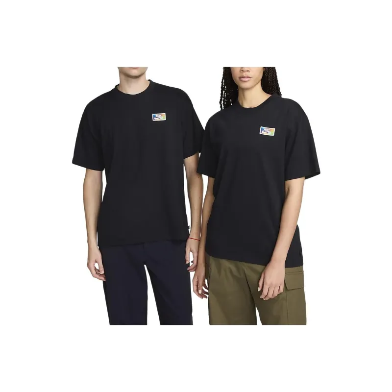 Nike T Shirts Unisex Black-0