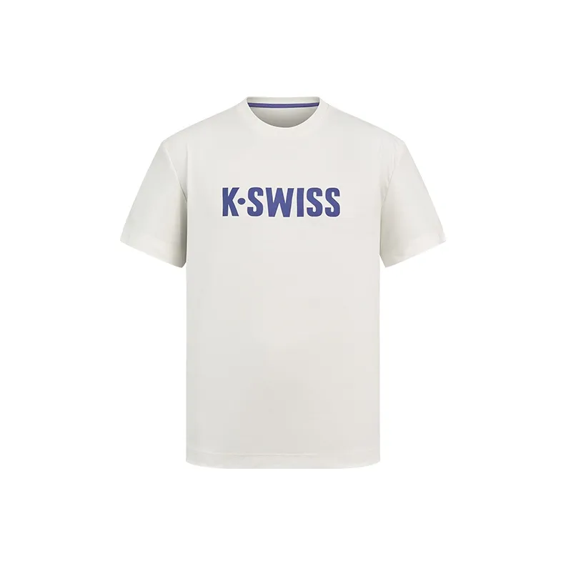 K·SWISS T Shirts Unisex White-0