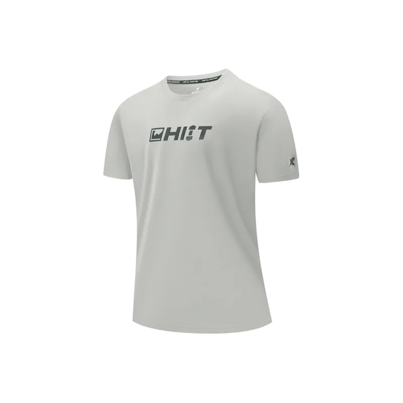 XTEP T Shirt Men's Cloud Peak Gray-0