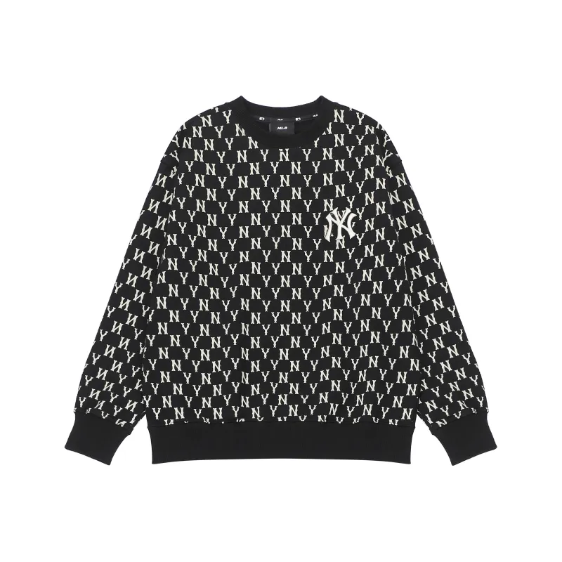 MLB New York Yankees PLAY PIXEL OVERFIT Sweatshirt Unisex Black-0