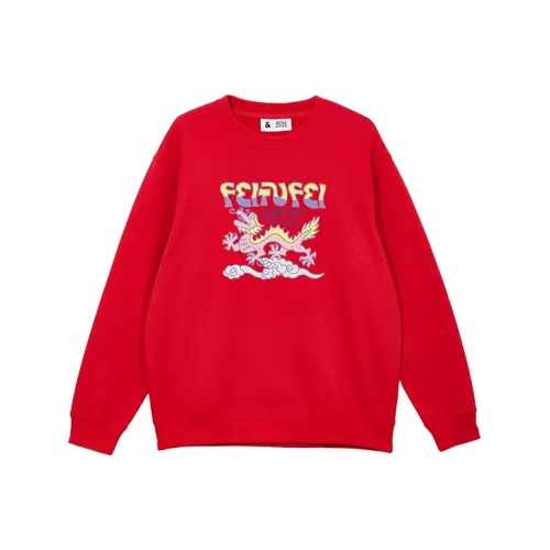 JACK JONES· x FEITUFEI Sweatshirt Unisex
