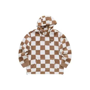 FILA FUSION FOB Series Sweatshirt Unisex Warm Caramel Coffee