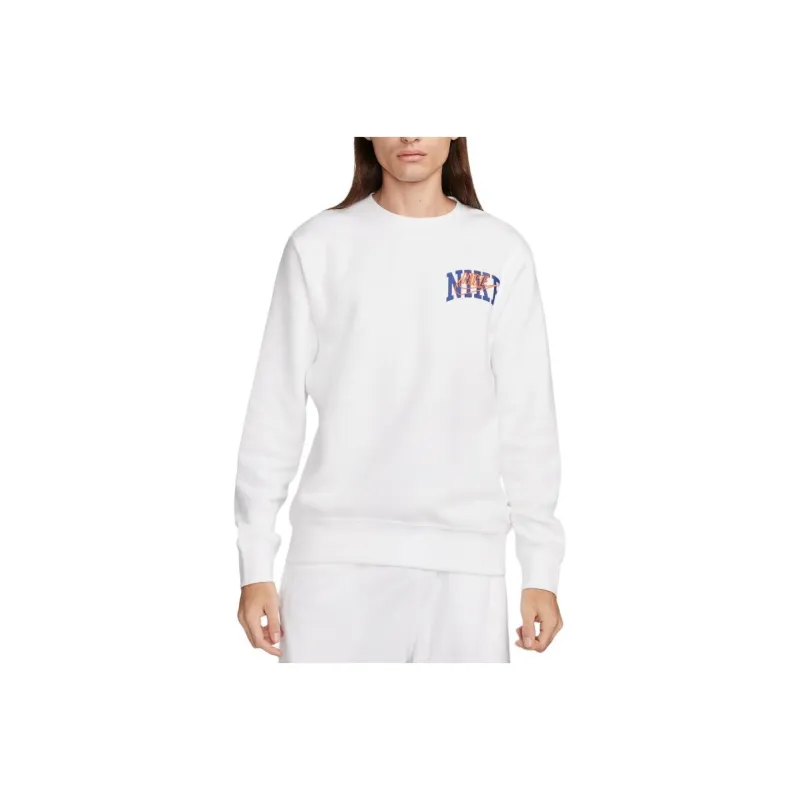 Nike Club Fleece Men's Long-Sleeve Crew-Neck Sweatshirt-0