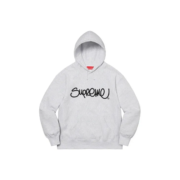 Supreme Raised Handstyle Hooded Sweatshirt-4