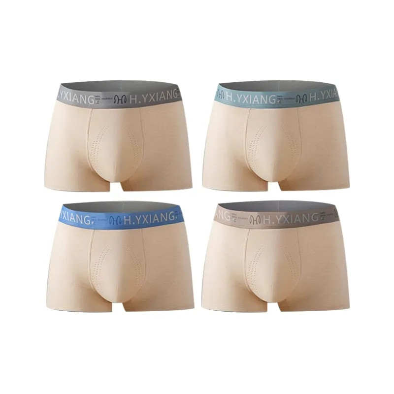 H YXIANG Underpants Unisex 4 Pack-3