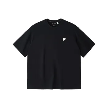 FILA FUSION INLINE T Shirt Unisex Jet Black