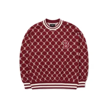 MLB Old Flower Sweatshirts Unisex Red