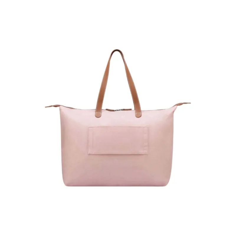 DELSEY Recycled Polyester Tote Bag Shopping Bag Handbag Unisex Pink-3