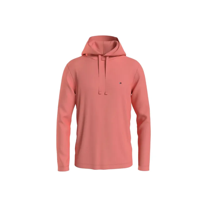 Tommy Hilfiger Long-Sleeve Hooded T-Shirt Sweatshirt Men's Pink-0