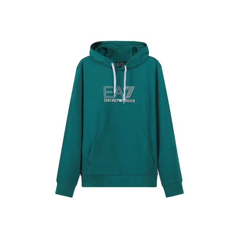EMPORIO ARMANI EA7 SS22 Sweatshirt Men's Turquoise-0