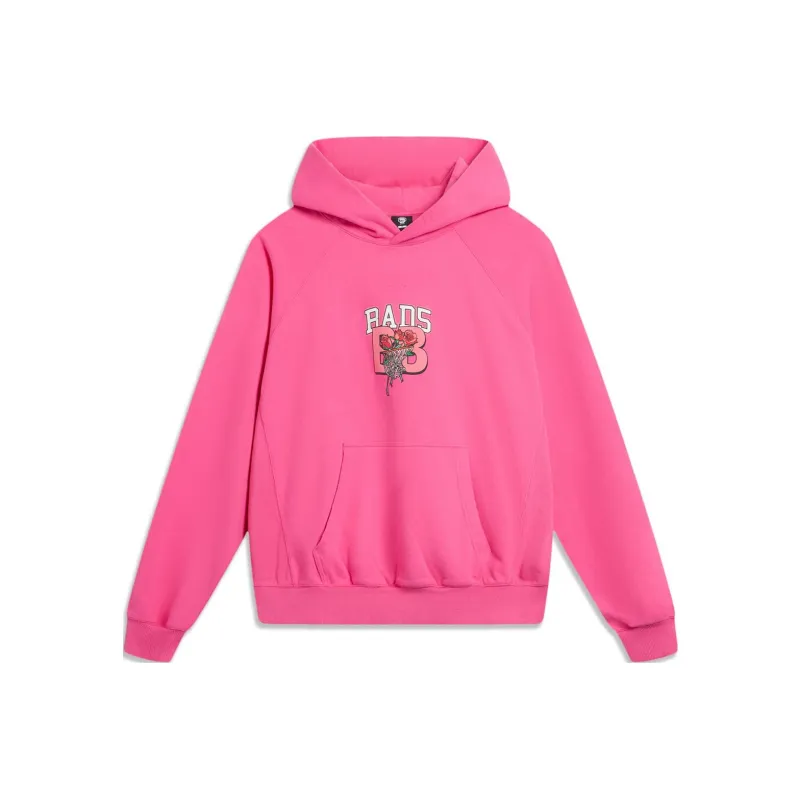 LiNing Sweatshirt Unisex Fluorescent Rose Red-0