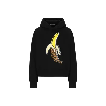 PALM ANGELS Leopard Banana Hoodie