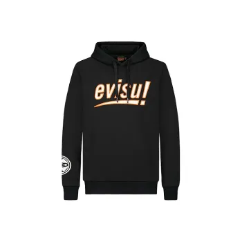 EVISU Hooded Sweatshirt Men's Black