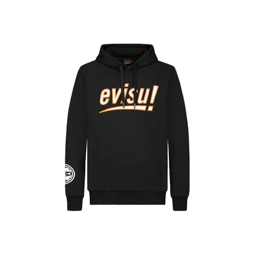 EVISU Hooded Sweatshirt Men's Black