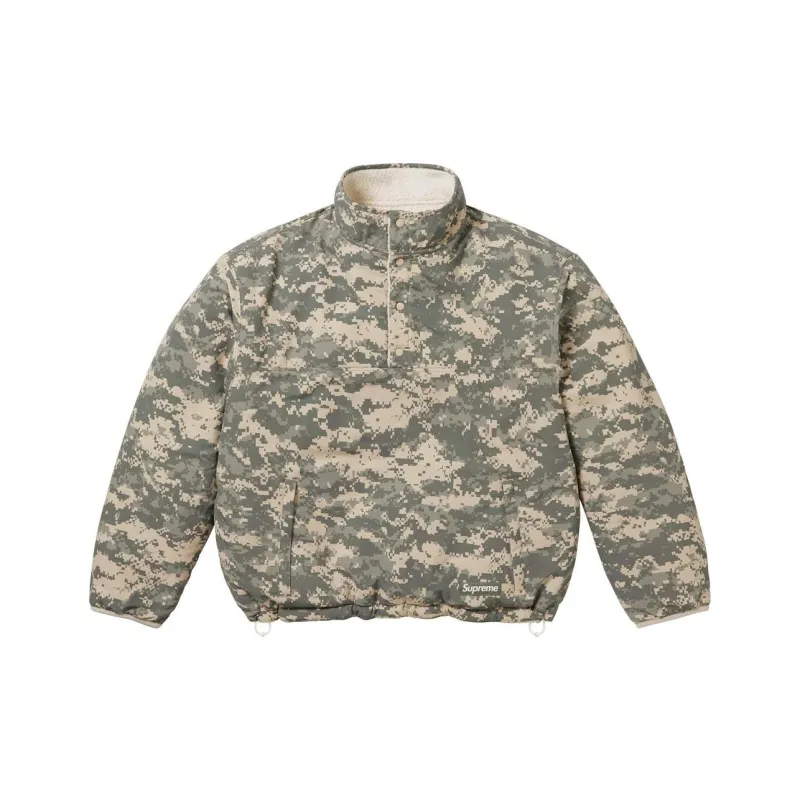 Supreme Polartec Shearling Reversible Pullover-22