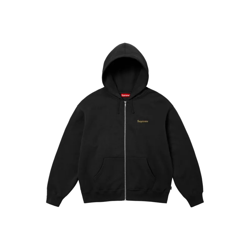 Supreme Crest Zip Up Hooded Sweatshirt-1