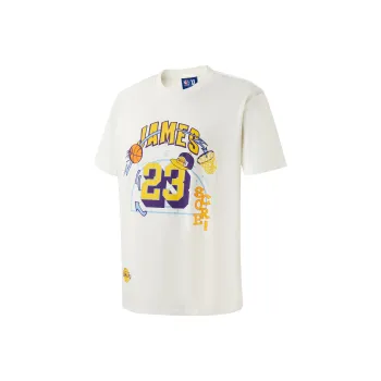 NBA Los Angeles Lakers T Shirts Unisex White